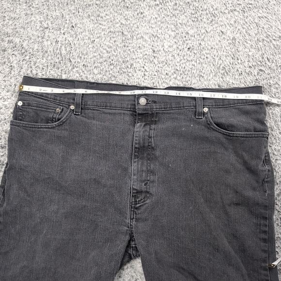 Levi's 505 Shorts Men 44 Black Chore Stretch Streetwear Summer Y2K Casual Denim - Picture 5 of 9